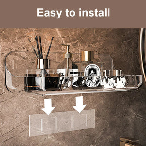 Suporte para cosméticos, shampoo, fixado na parede