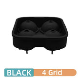 Moldes de Cubo de Gelo de Silicone Moldes de Gelo Esféricos Reutilizáveis 4/6/8/15