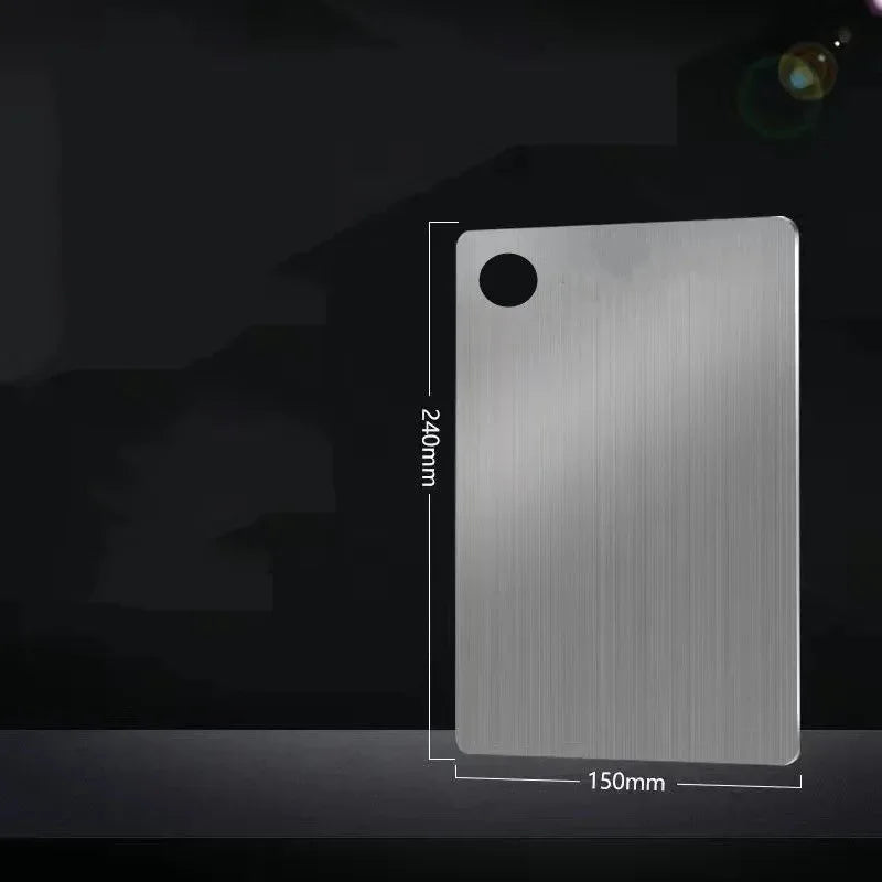 Tábua de corte espessa de aço inoxidavel