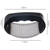 Prensa de alho em aço inoxidável, picador manual