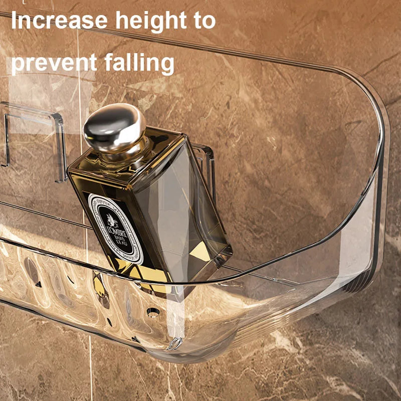 Suporte para cosméticos, shampoo, fixado na parede