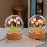 Decoração de Tulipa com Luz