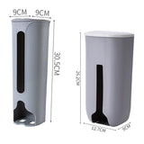 Organizador de saco plástico de cozinha para pendurar na parede