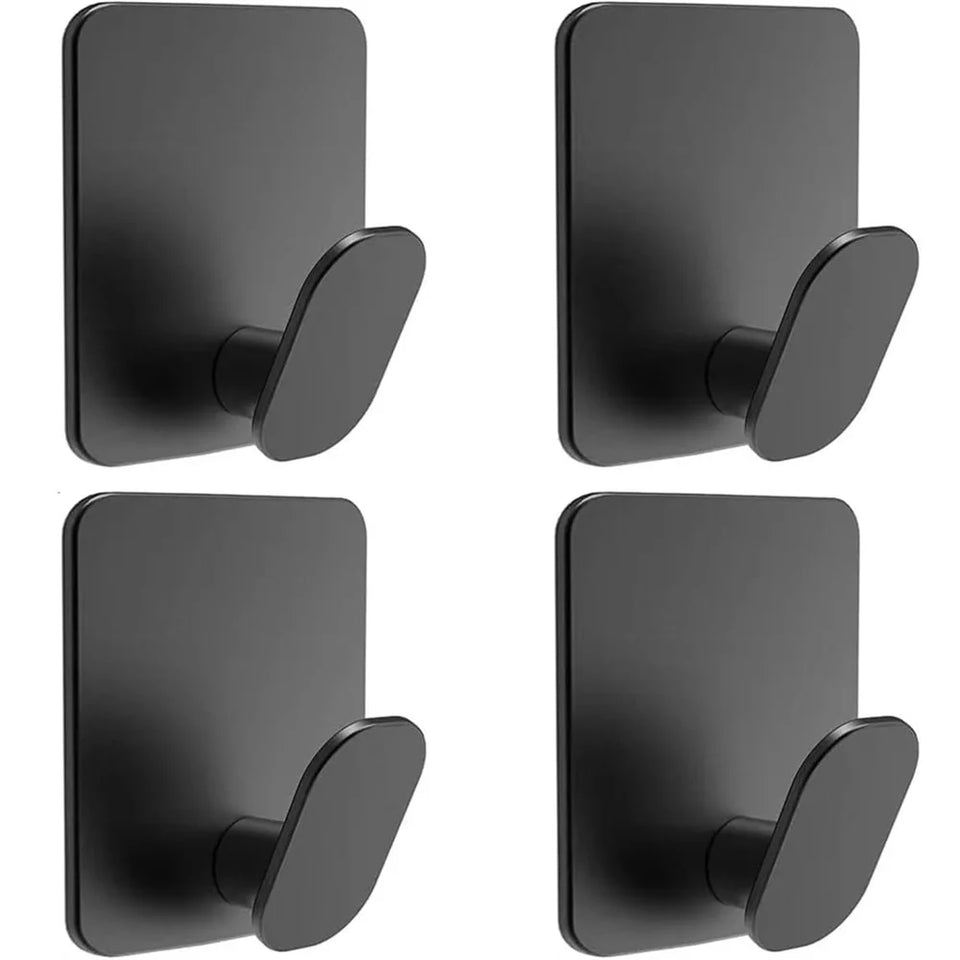 Ganchos adesivos de parede para toalhas, ganchos resistentes para pendurar roupas