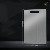 Tábua de corte espessa de aço inoxidavel