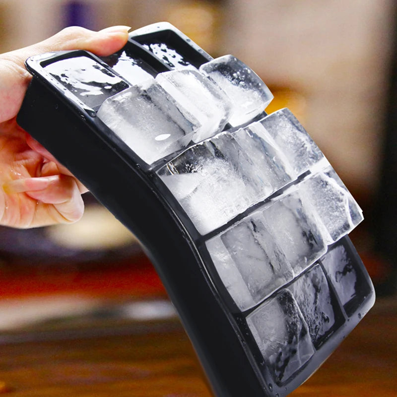 Moldes de Cubo de Gelo de Silicone Moldes de Gelo Esféricos Reutilizáveis 4/6/8/15