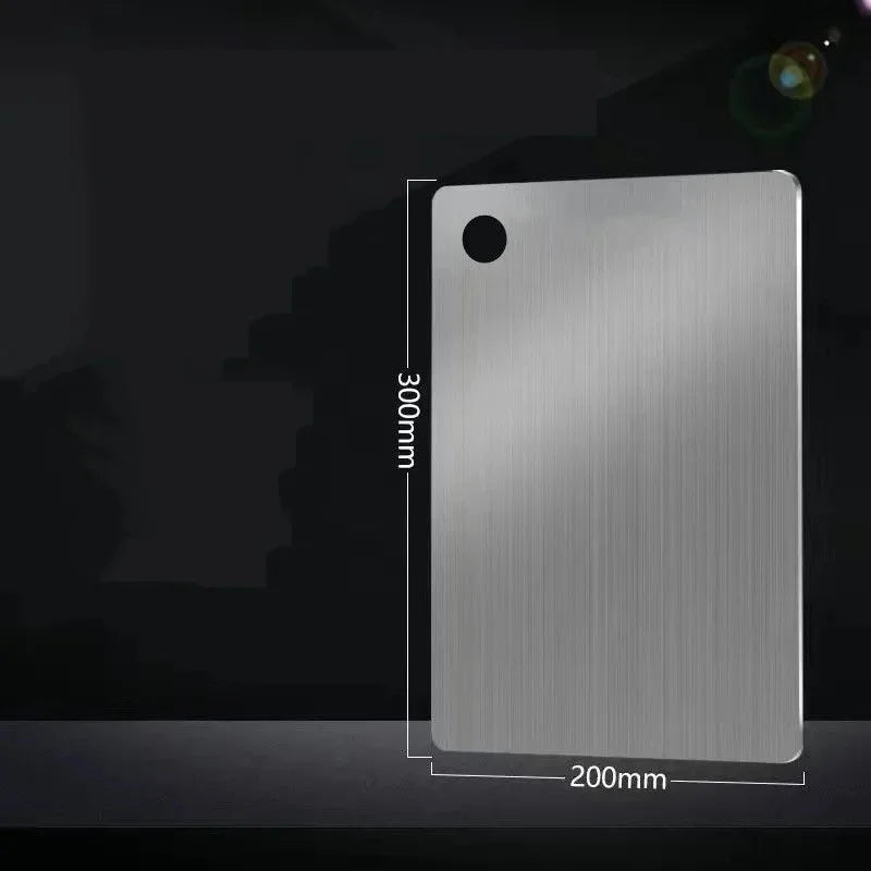 Tábua de corte espessa de aço inoxidavel