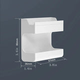 Suporte de parede multifuncional para controles remotos e celulares