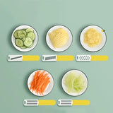 Cortador de vegetais doméstico, fatiador de batatas, triturador, fatiador de frutas multifuncional