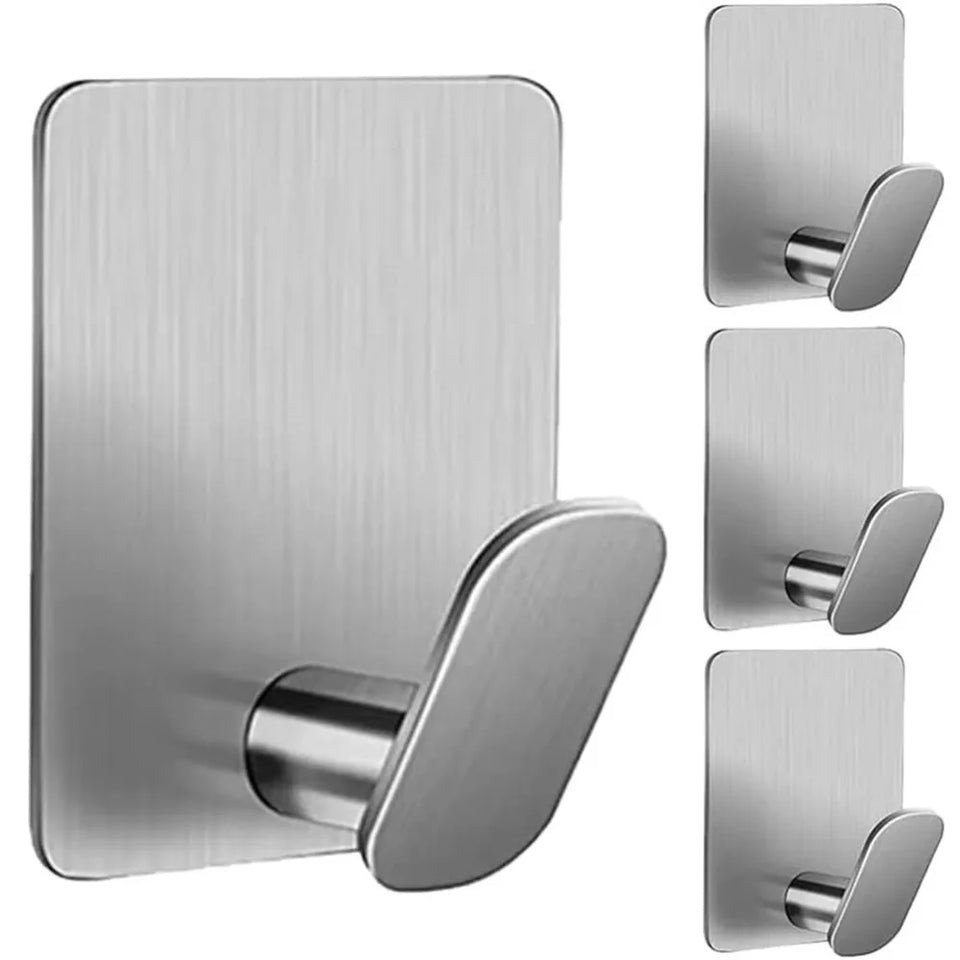 Ganchos adesivos de parede para toalhas, ganchos resistentes para pendurar roupas