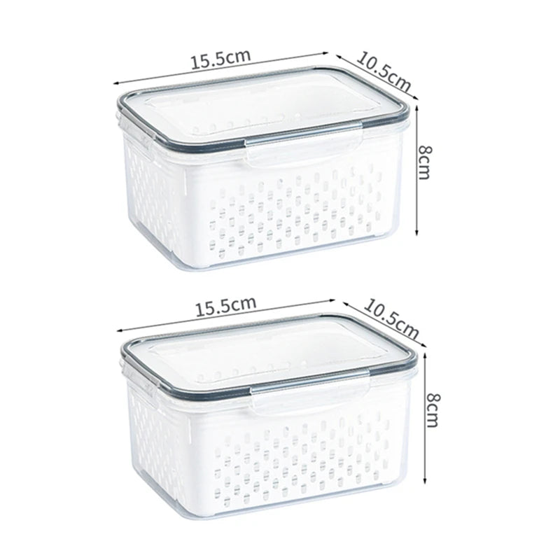 Caixa de armazenamento para geladeira 850ml | 1750ml | 3300ml