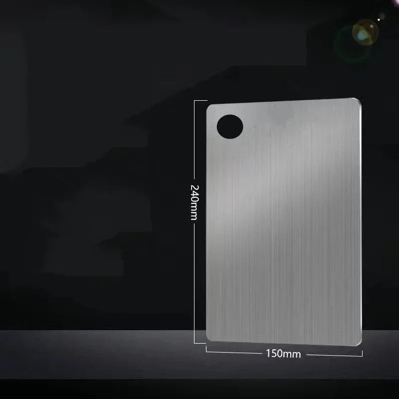 Tábua de corte espessa de aço inoxidavel