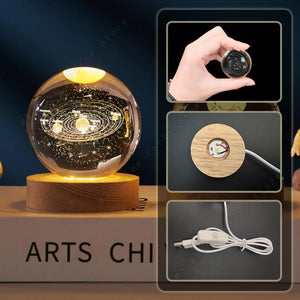 Luminaria Galaxia de Cristal